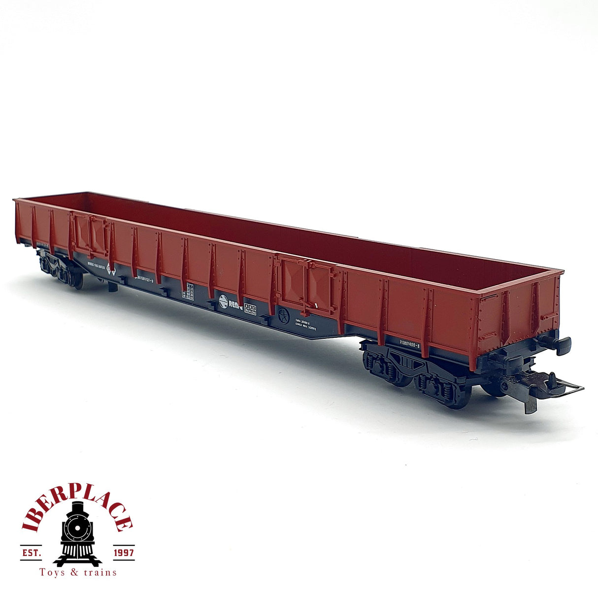 ♻️ DC IBERTREN vagón largo de bordes altos RENFE H0 escala 1:87 A28