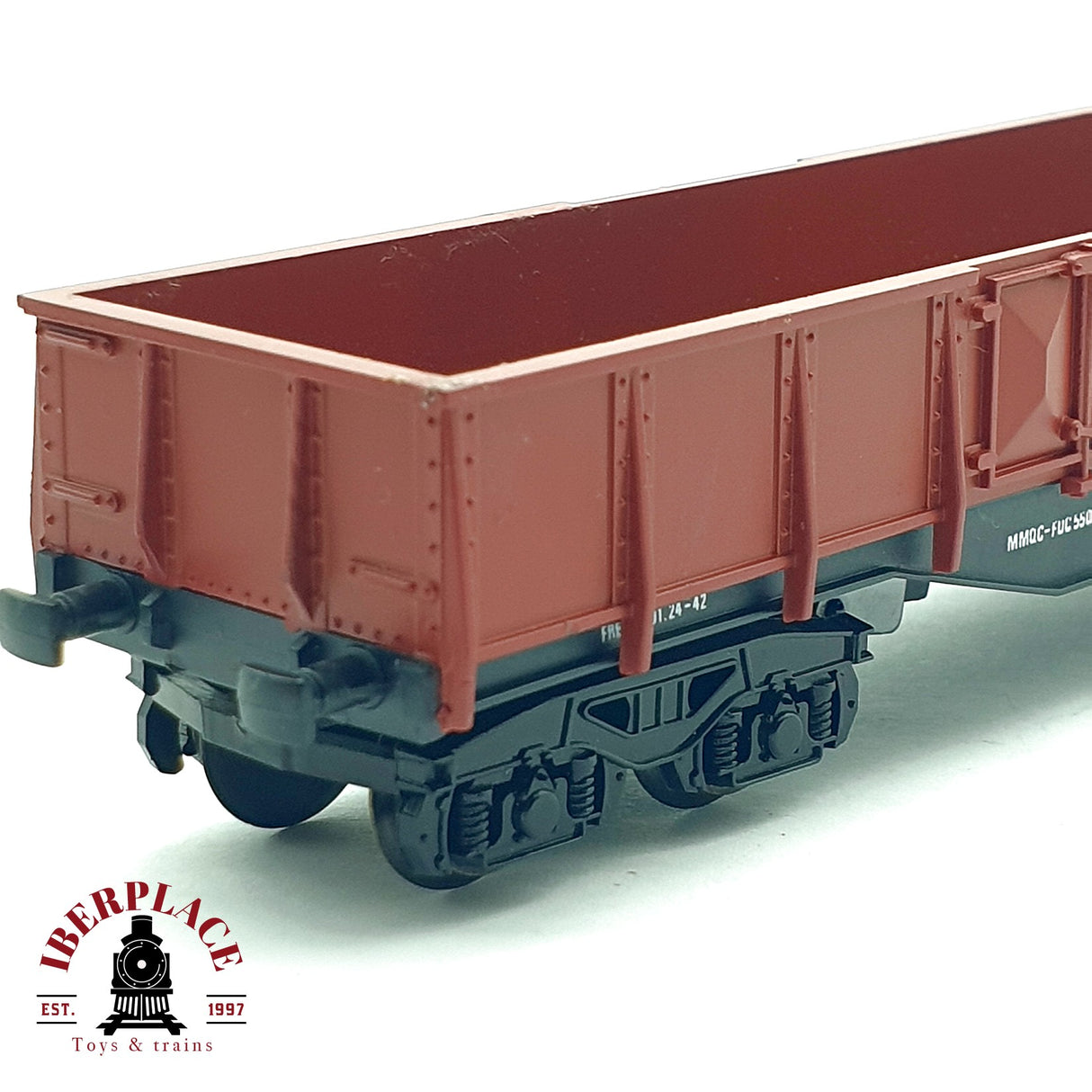 ♻️ DC IBERTREN vagón largo de bordes altos RENFE H0 escala 1:87 A28