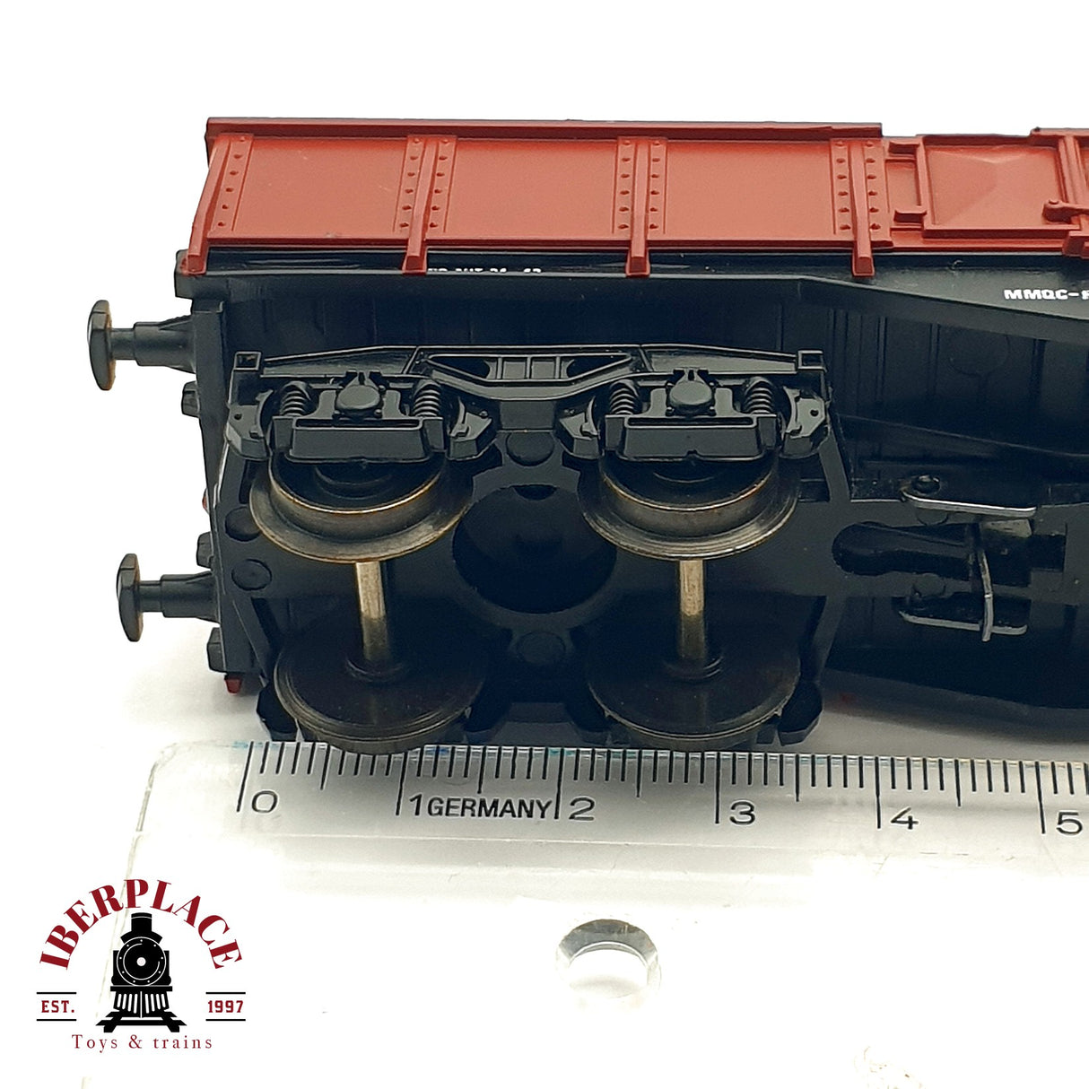 ♻️ DC IBERTREN vagón largo de bordes altos RENFE H0 escala 1:87 A28