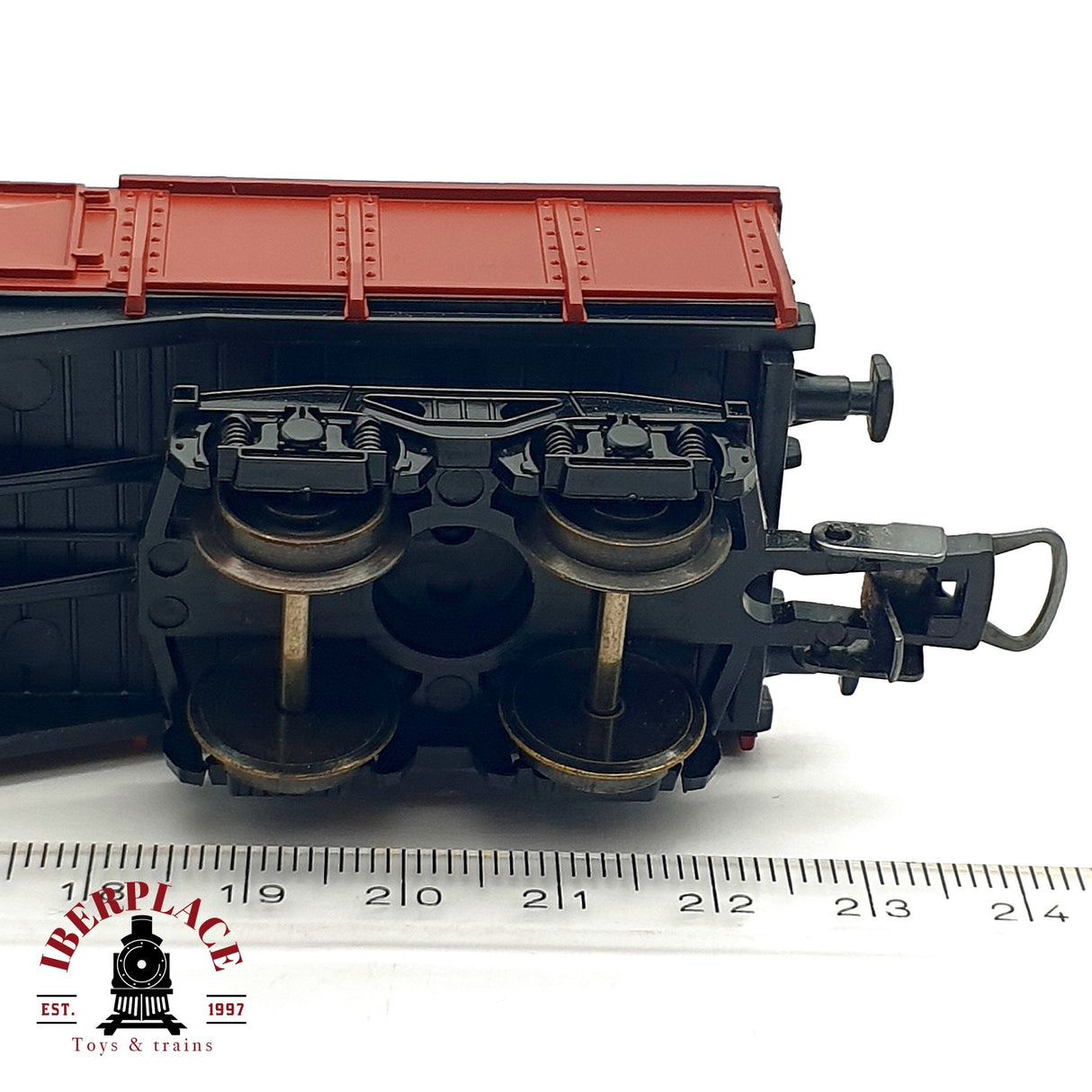 ♻️ DC IBERTREN vagón largo de bordes altos RENFE H0 escala 1:87 A28