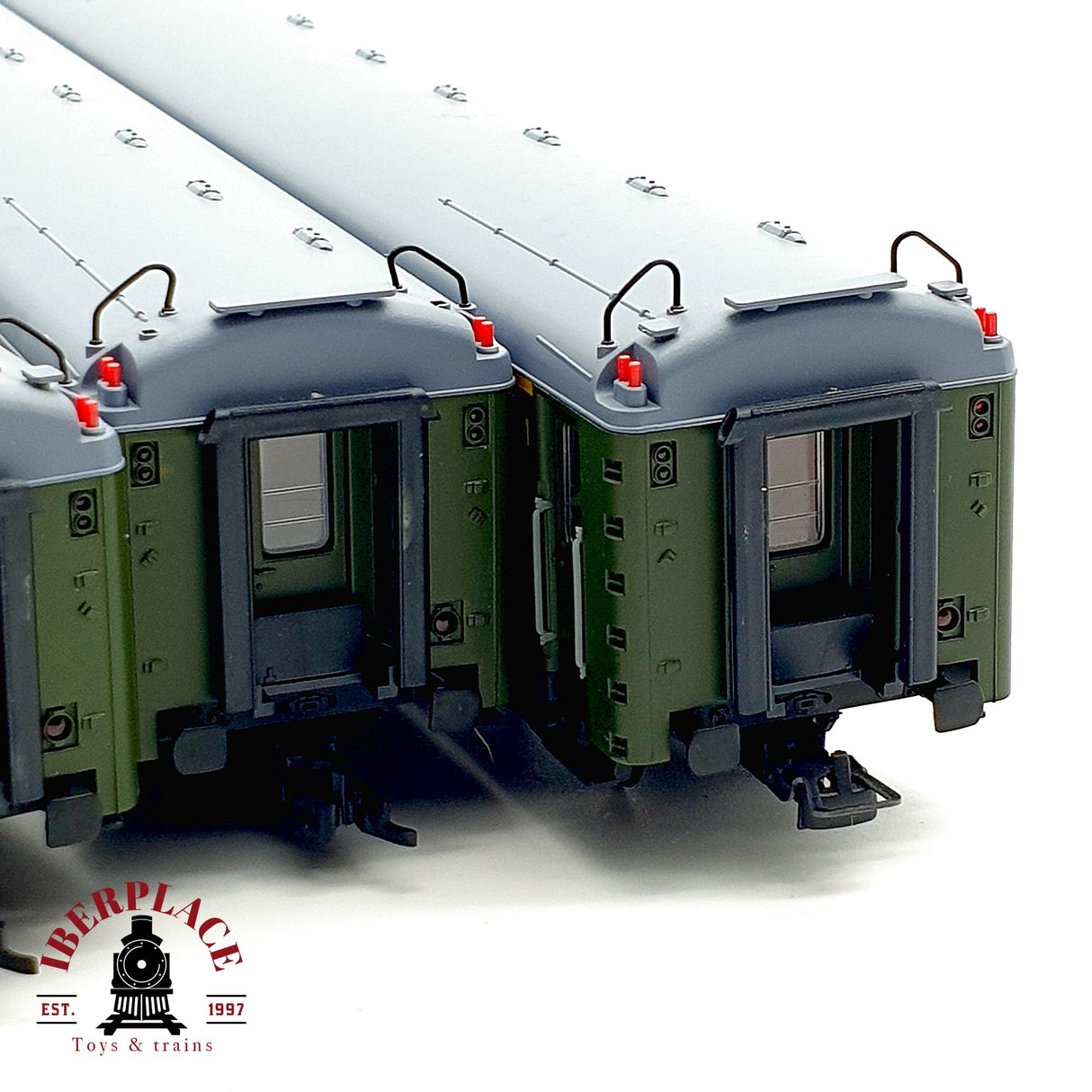 ♻️ 4x DC Electrotren vagones pasajeros y cafetería Clases 1-2 RENFE H0 escala 1:87 A28