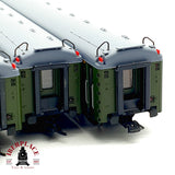 ♻️ 4x DC Electrotren vagones pasajeros y cafetería Clases 1-2 RENFE H0 escala 1:87 A28