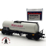 ♻️ DC Electrotren 5858K vagón cisterna Muscador SNCF H0 escala 1:87 A28