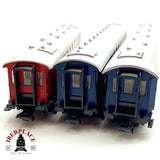 ♻️ 3x DC Märklin vagones pasajeros y restaurante DSG DB clases 1-2 H0 escala 1:87 A28