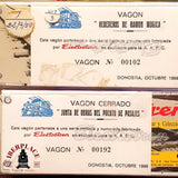 ♻️ DC Electrotren 2x 1967 1966 vagones Hermanos Ramon Mugica puerto pasajes RENFE H0 escala 1:87 A28