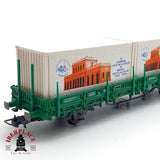 ♻️ DC Electrotren 1445K vagón contenedores estación sabadell RENFE H0 escala 1:87 A28