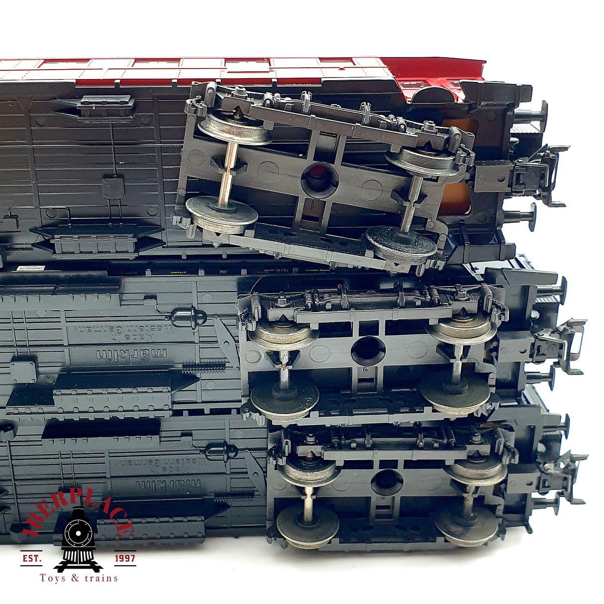 ♻️ 3x DC Märklin vagones pasajeros y restaurante DSG DB clases 1-2 H0 escala 1:87 A28