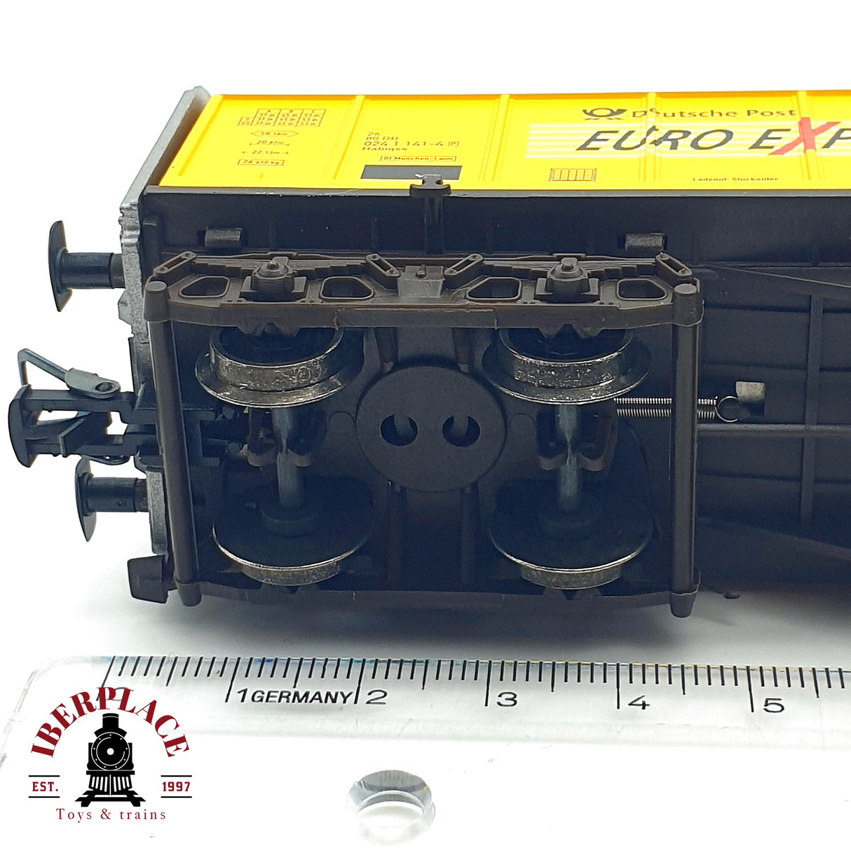 ♻️ DC Electrotren 5545K vagón correos euro Express Deutsche Post DB H0 escala 1:87 A28