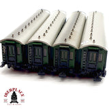 ♻️ 4x Märklin  4135 vagones pasajeros K.Bay.Sts.B Clase 3 H0 escala 1:87 A28