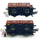 ♻️ DC Electrotren 1976 dos vagones General carbones RENFE RN H0 escala 1:87 A28