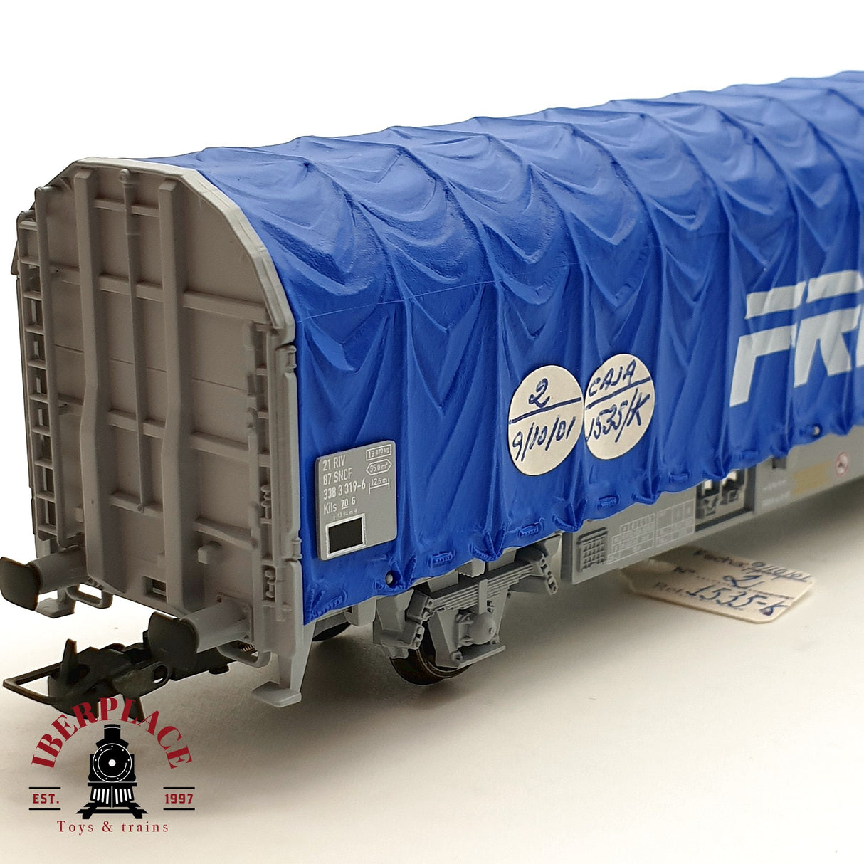 ♻️ DC Electrotren 1535K vagón de lona Fret SNCF K70 H0 escala 1:87 A28