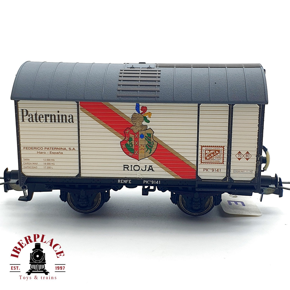 ♻️ DC Electrotren Matey 009 dos vagones cuba Paternina RENFE RN H0 escala 1:87 A28
