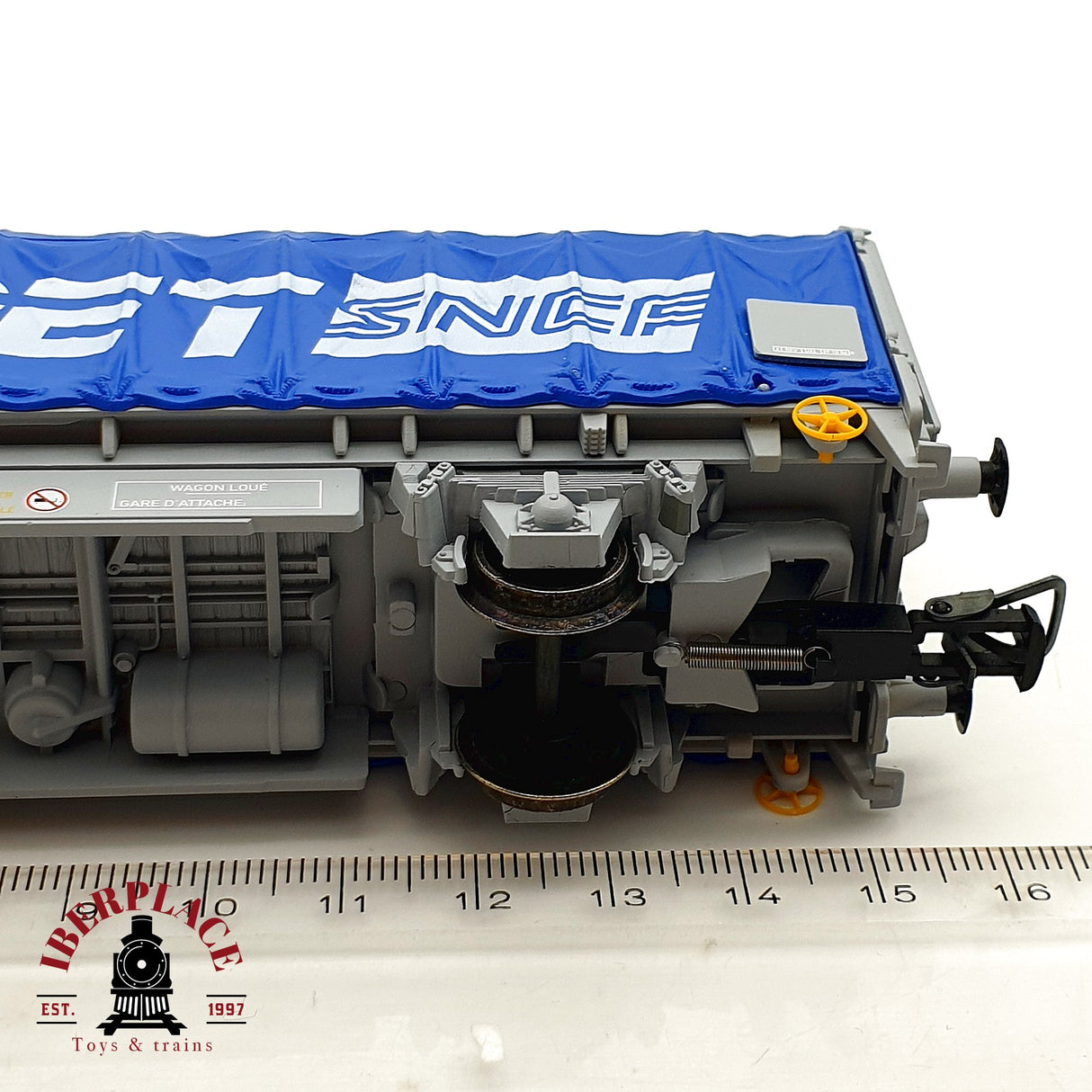 ♻️ DC Electrotren 1535K vagón de lona Fret SNCF K70 H0 escala 1:87 A28