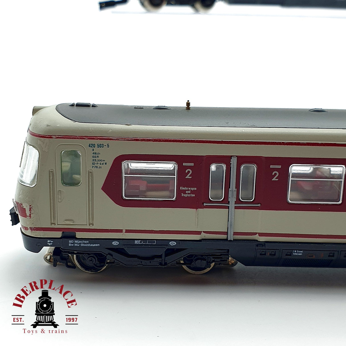 ♻️ AC Roco Tren electrico DB 421  003-5 clase 1-2 H0 escala 1:87 A28