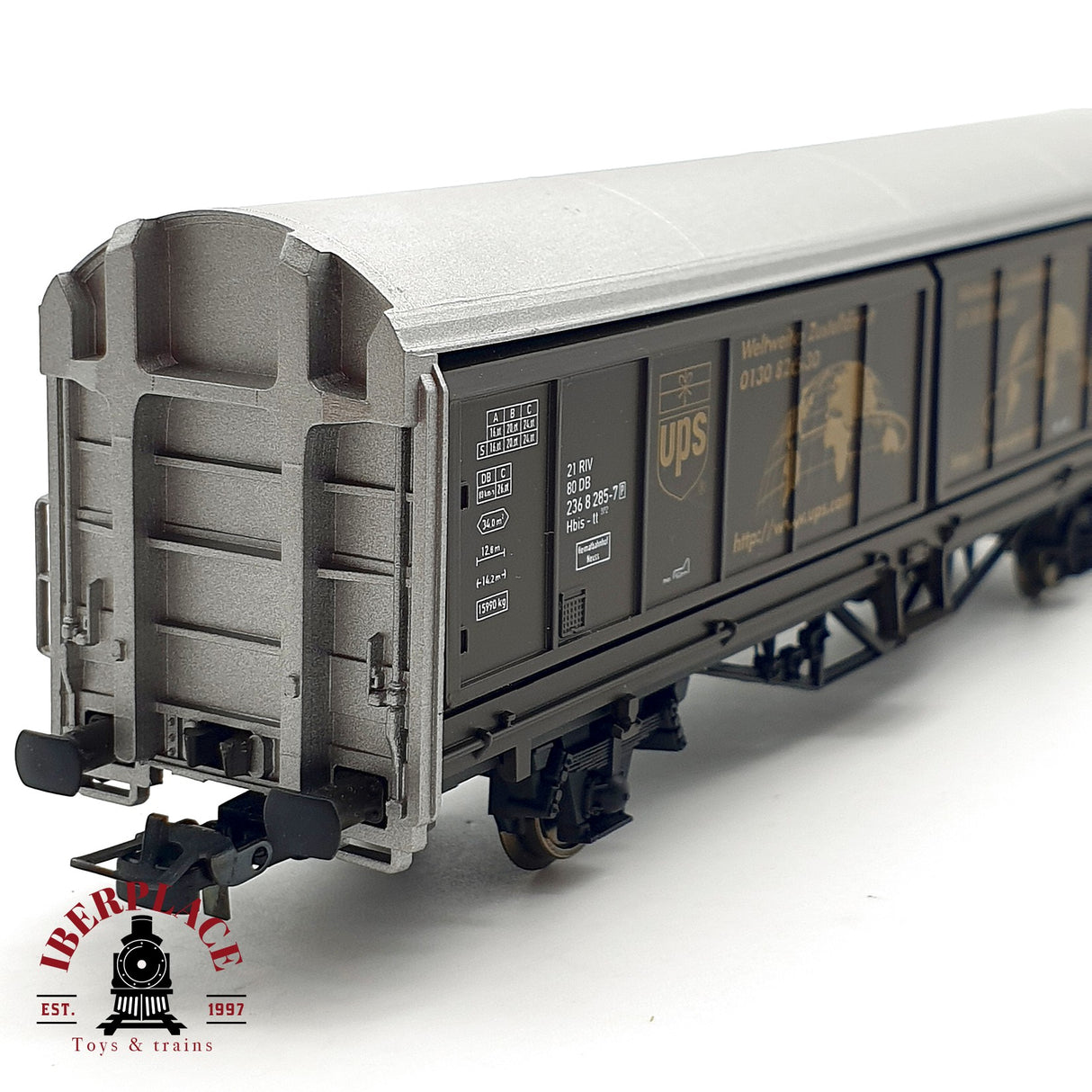 ♻️ DC Electrotren 1488K vagón cerrado tipo Hbis tt UPS DB H0 escala 1:87 A28
