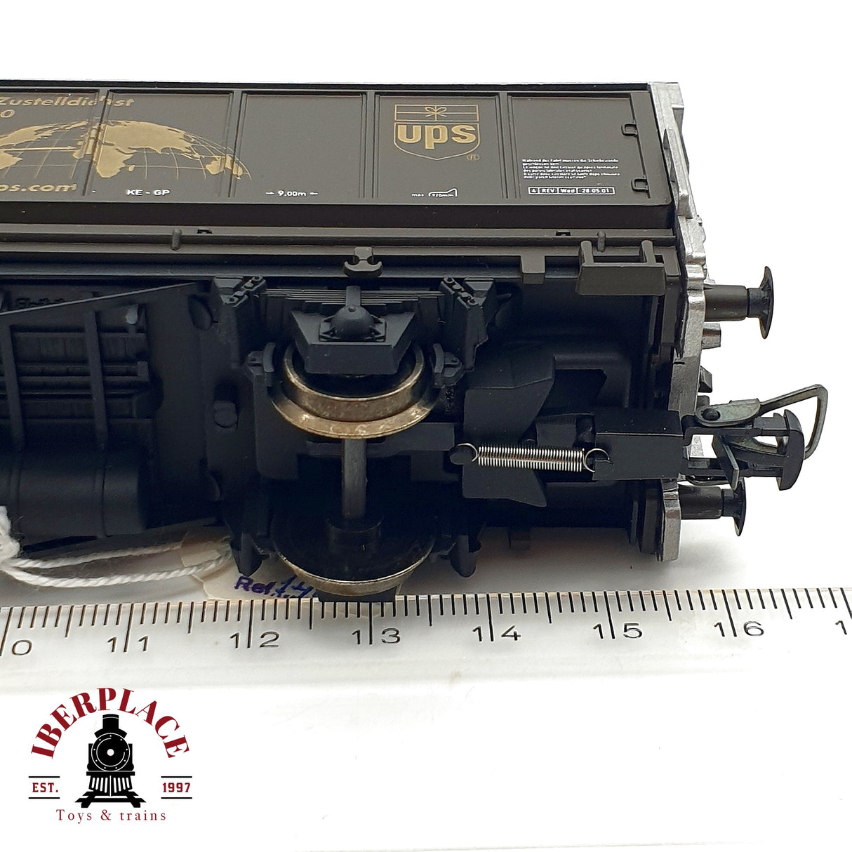 ♻️ DC Electrotren 1488K vagón cerrado tipo Hbis tt UPS DB H0 escala 1:87 A28