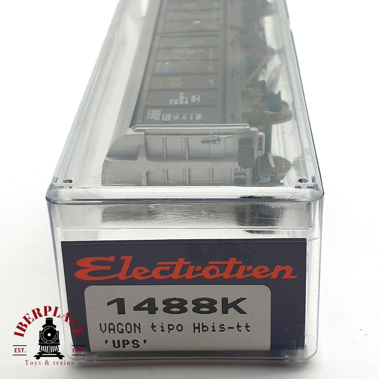 ♻️ DC Electrotren 1488K vagón cerrado tipo Hbis tt UPS DB H0 escala 1:87 A28