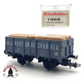 ♻️ DC Electrotren 1968 vagón de bordes papelera española A.A.F.G H0 escala 1:87 A28