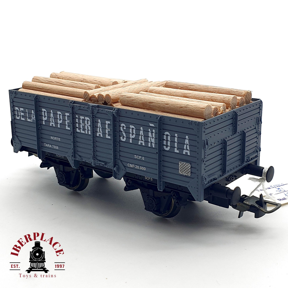 ♻️ DC Electrotren 1968 vagón de bordes papelera española A.A.F.G H0 escala 1:87 A28