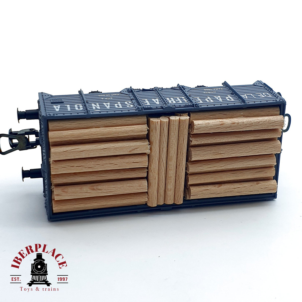 ♻️ DC Electrotren 1968 vagón de bordes papelera española A.A.F.G H0 escala 1:87 A28