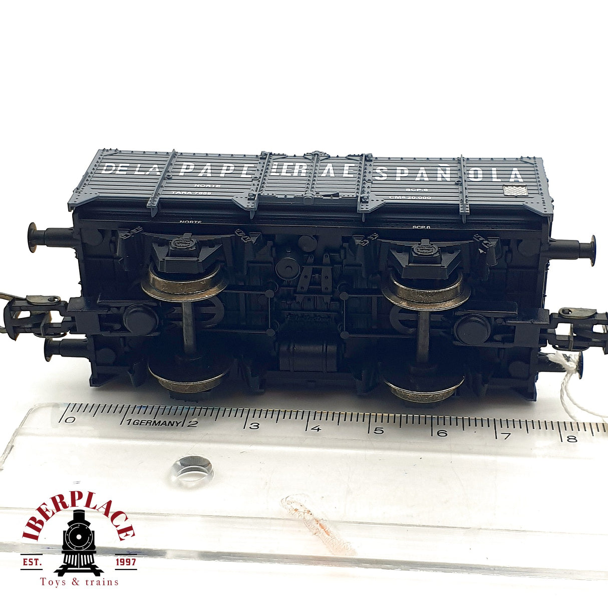 ♻️ DC Electrotren 1968 vagón de bordes papelera española A.A.F.G H0 escala 1:87 A28