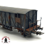 ♻️ DC KTrain 0703-C vagón cerrado con balconcillo envejecido RENFE H0 escala 1:87 A28