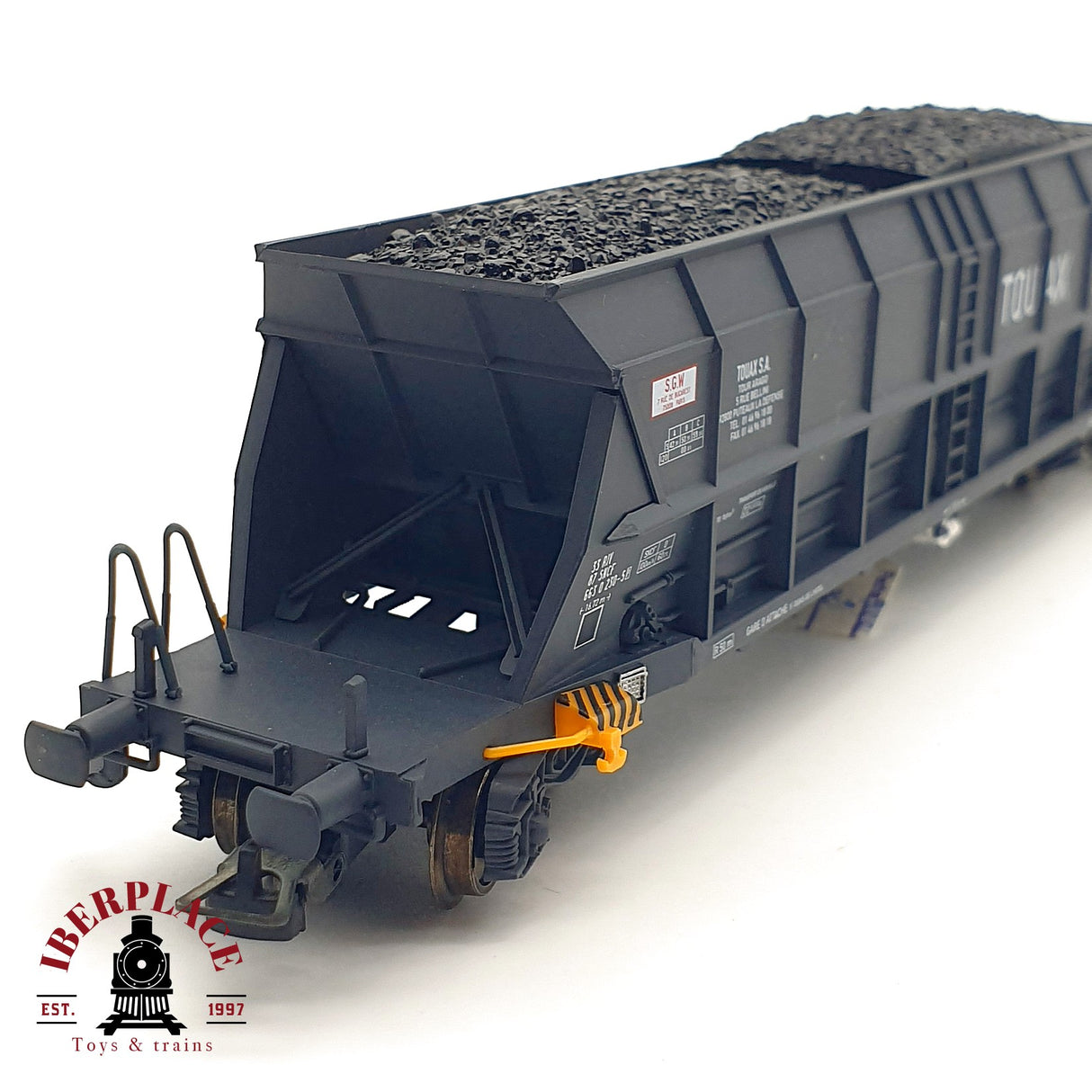 ♻️ DC Electrotren 5744 vagón tolva Tou AX SNCF H0 escala 1:87 A28