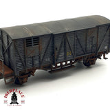 ♻️ DC KTrain 0703-C vagón cerrado con balconcillo envejecido RENFE H0 escala 1:87 A28