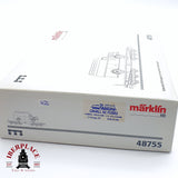 🆕 Märklin - AC 48755 vagón plataforma + camión de bomberos ruedas aisladas podría usarse en DC H0 escala 1:87