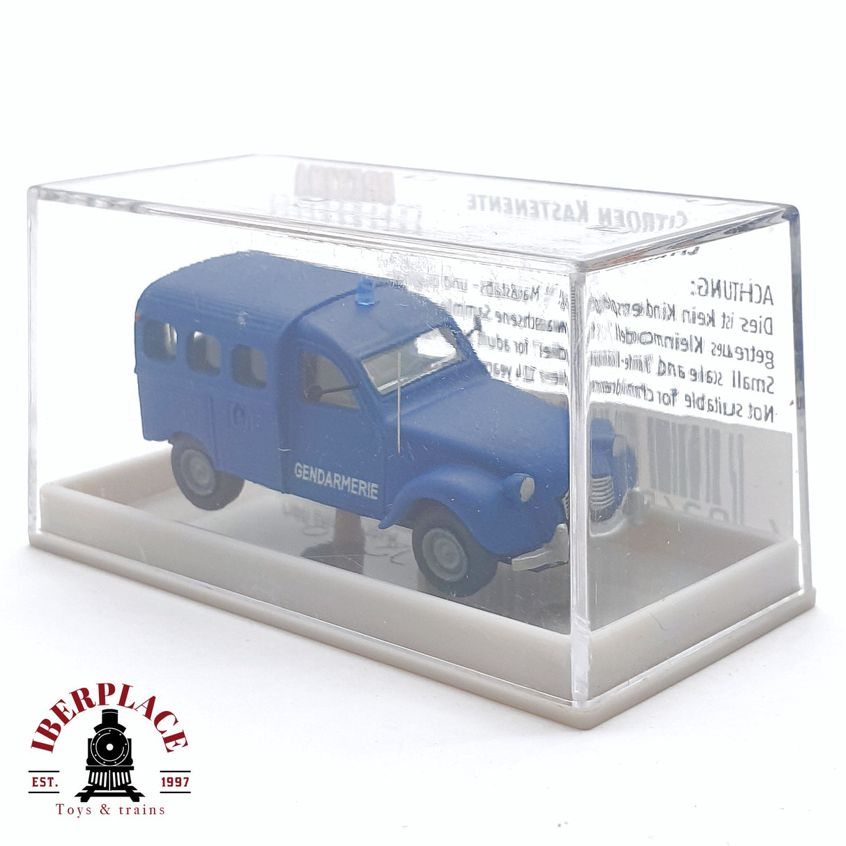 🆕 BREKINA - 14185 Citroën 2CV de la Gendarmería francesa Serie limitada 2022 Nuevo con caja H0 escala 1:87
