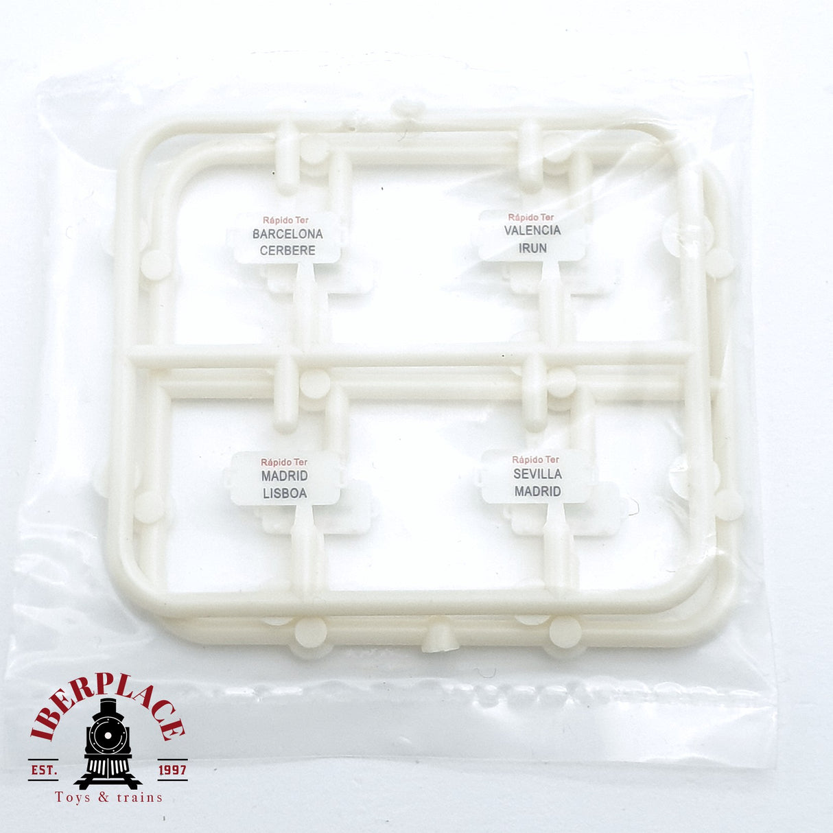 🆕 Mabar - Placas itinerario TER 4 itinerarios diferentes H0 escala 1:87