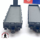 🆕 Mabar - 81400 Set de vagones plataforma MM borde bajo RENFE H0 escala 1:87