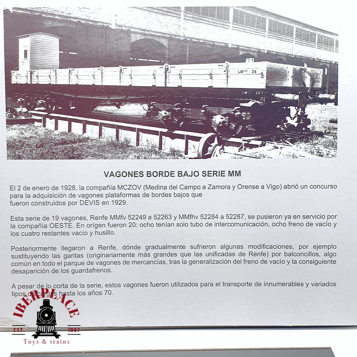 🆕 Mabar - 81400 Set de vagones plataforma MM borde bajo RENFE H0 escala 1:87