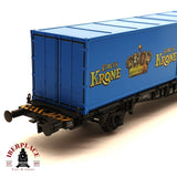 ♻️ 2da mano - DC Roco 47597 vagón contenedor Krone Circus DB H0 escala 1:87 E15