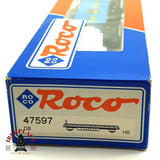 ♻️ 2da mano - DC Roco 47597 vagón contenedor Krone Circus DB H0 escala 1:87 E15
