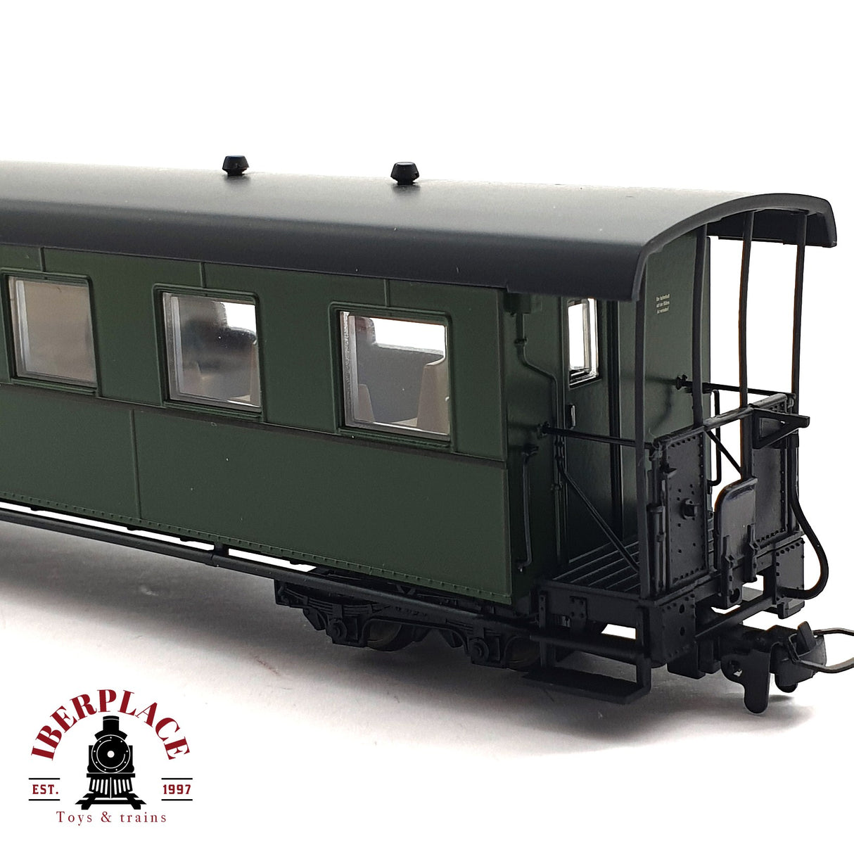 ♻️ 2da mano - Tillig Bahn 03980 vagón pasajeros DR 970 H0e escala 1:87 E15