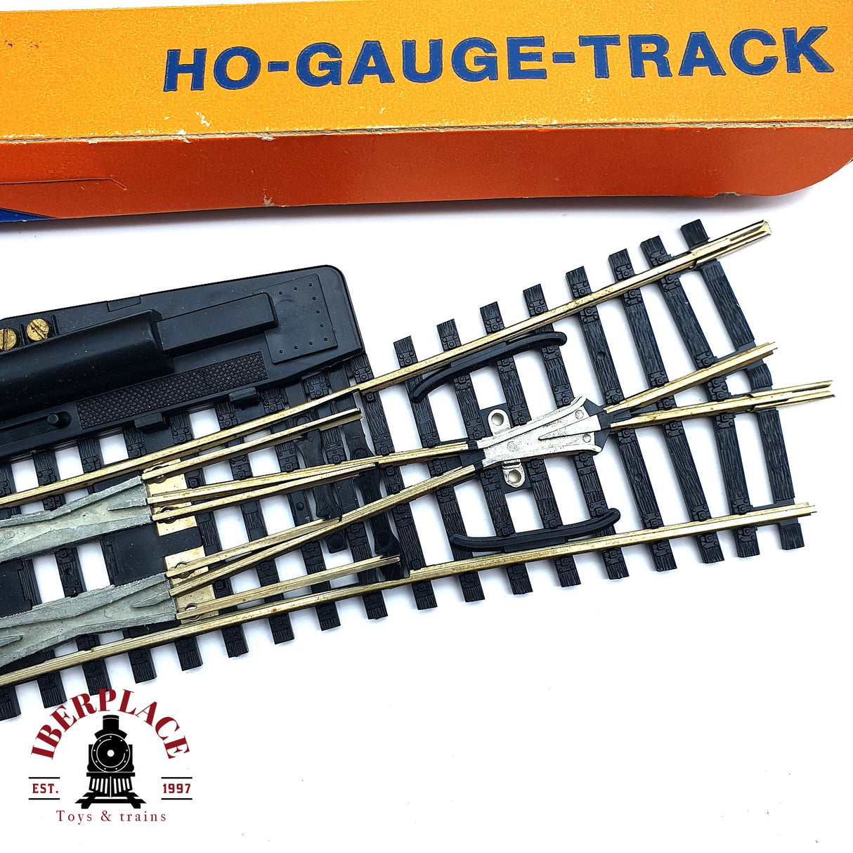 ♻️ 2da mano -  Roco 4546 cruce de vía eléctrico H0 escala 1:87