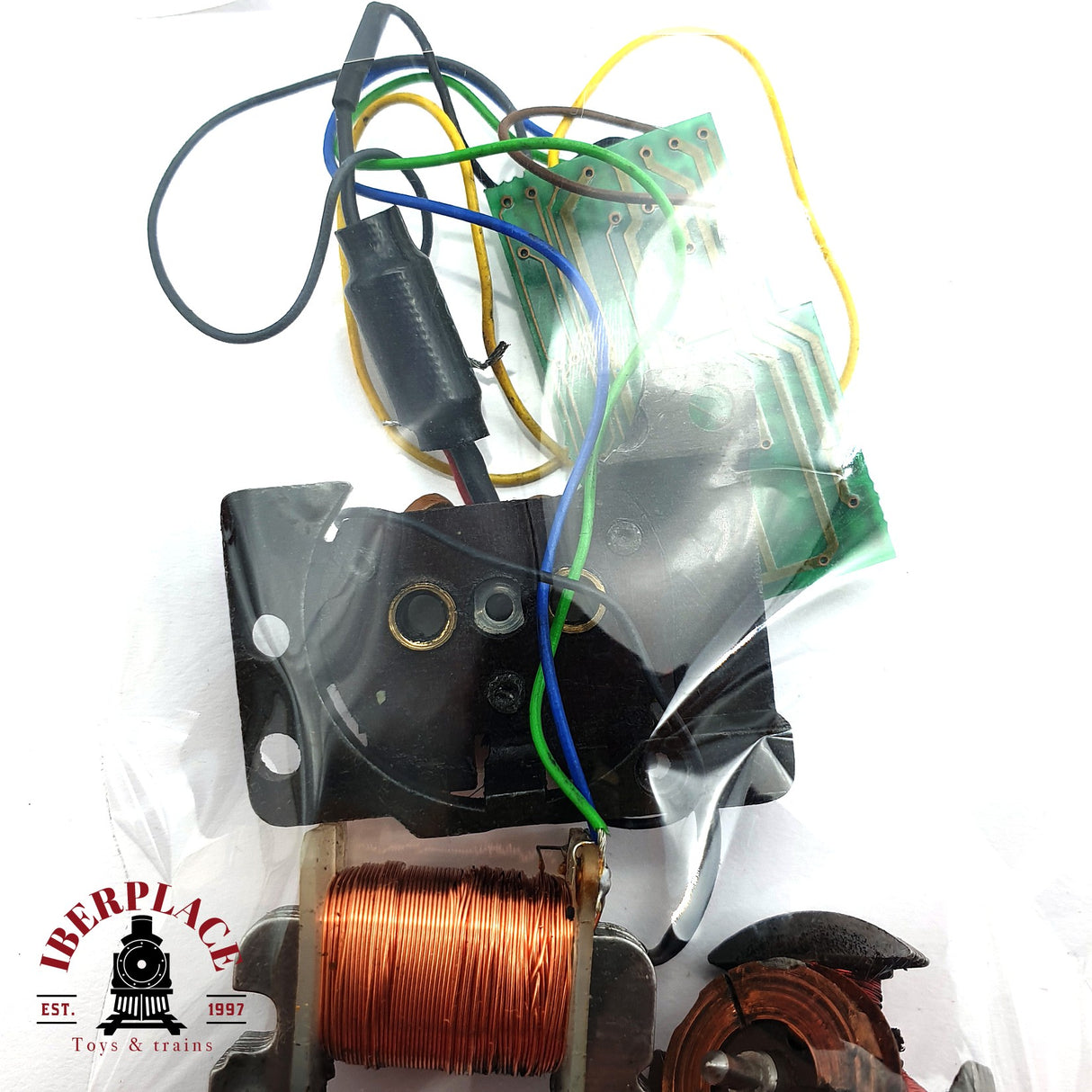 ♻️ 2da mano - Piezas electrónicas Bobinas de cobre, placa, etc H0 escala 1:87 E15