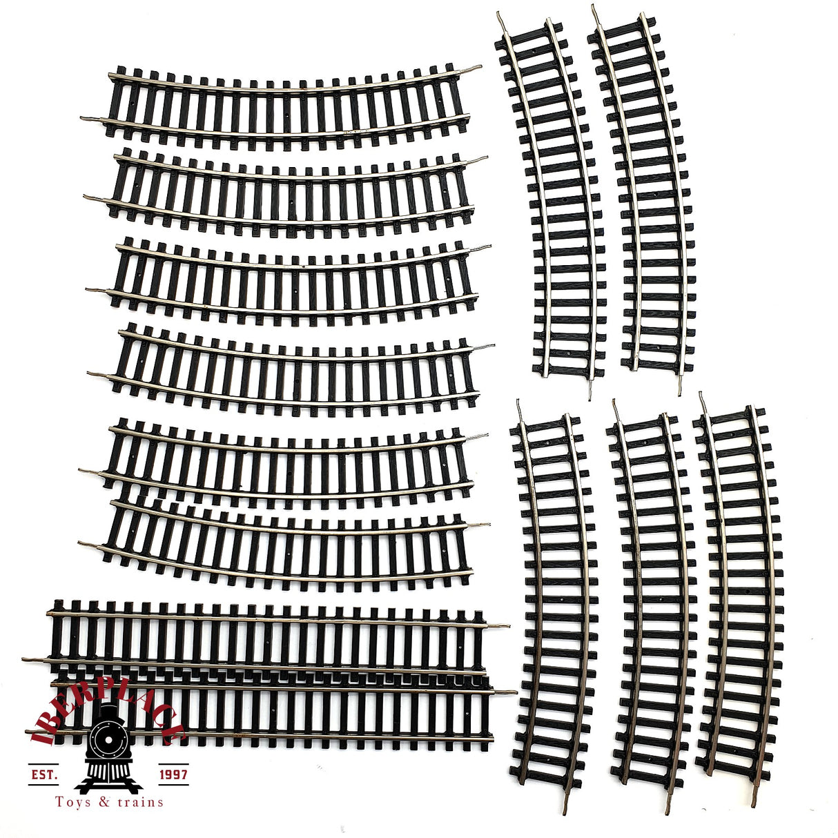 ♻️ 2da mano - PIKO 11x 760 vías curvas 2x vías rectas  H0 escala 1:87