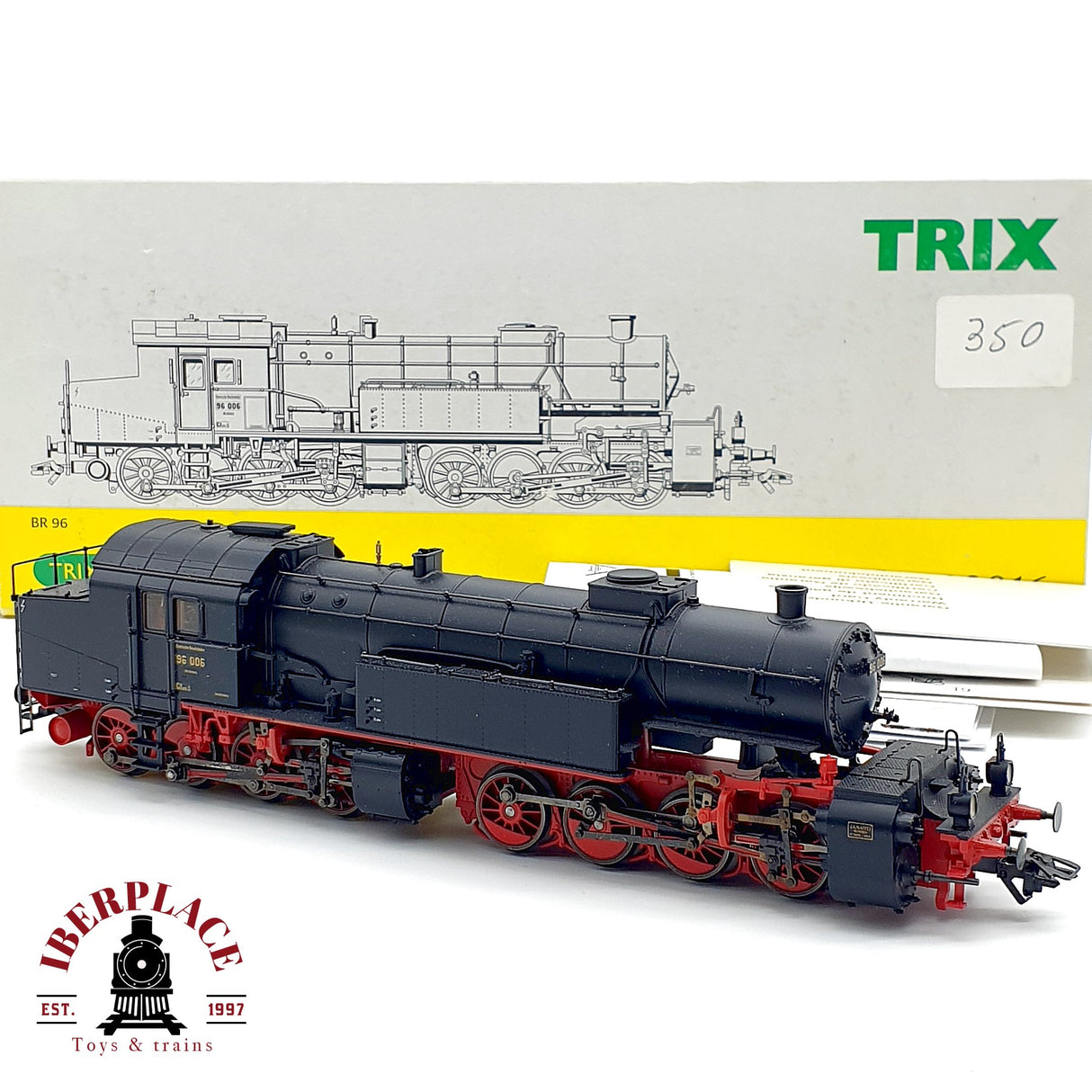 ♻️ DC Trix 22016 Digital Locomotora DR 96 006 con sonido H0 escala 1:87 A28