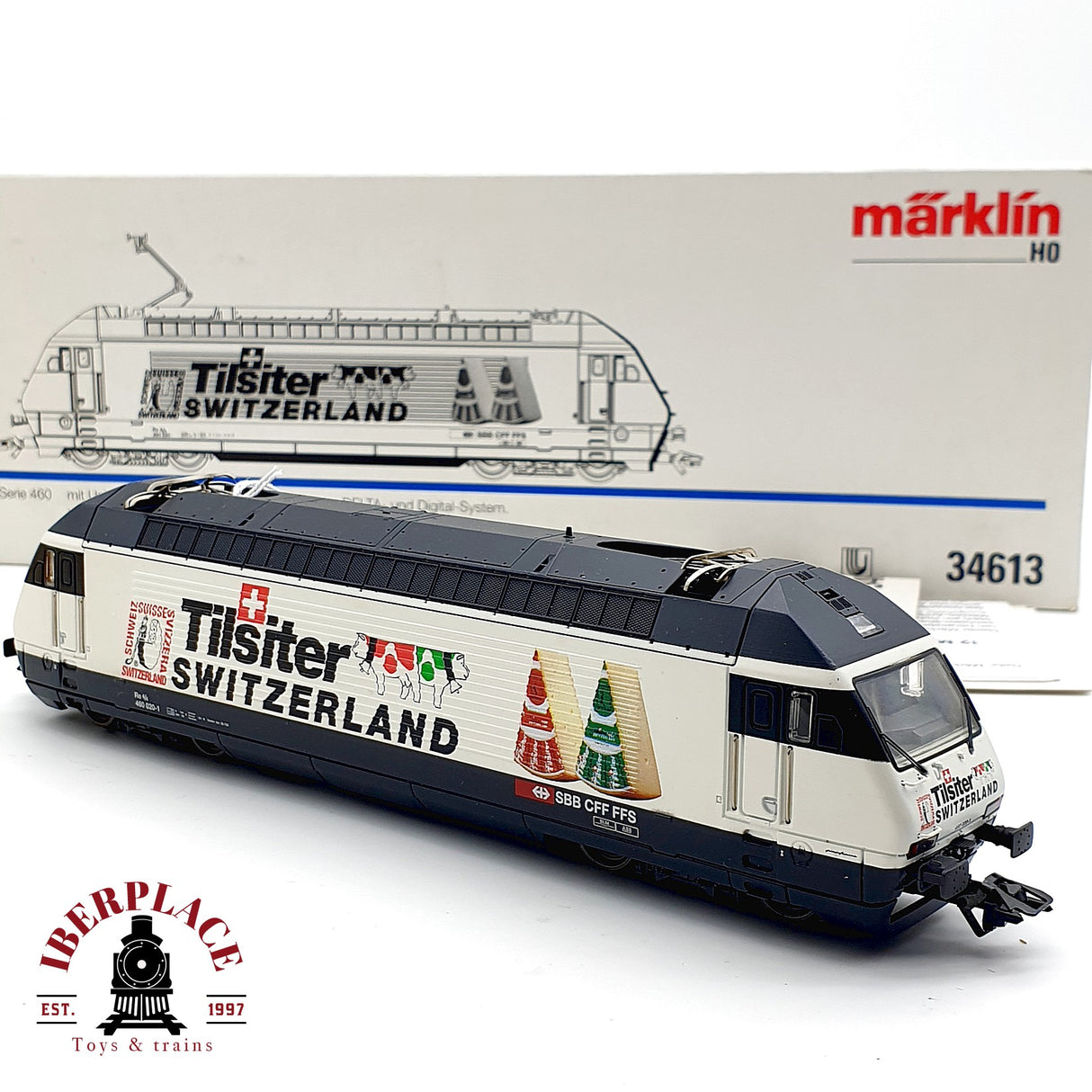 ♻️ AC Märklin 34613 Locomotora Tilsiter switzerland SBB CFF H0 escala 1:87 A28
