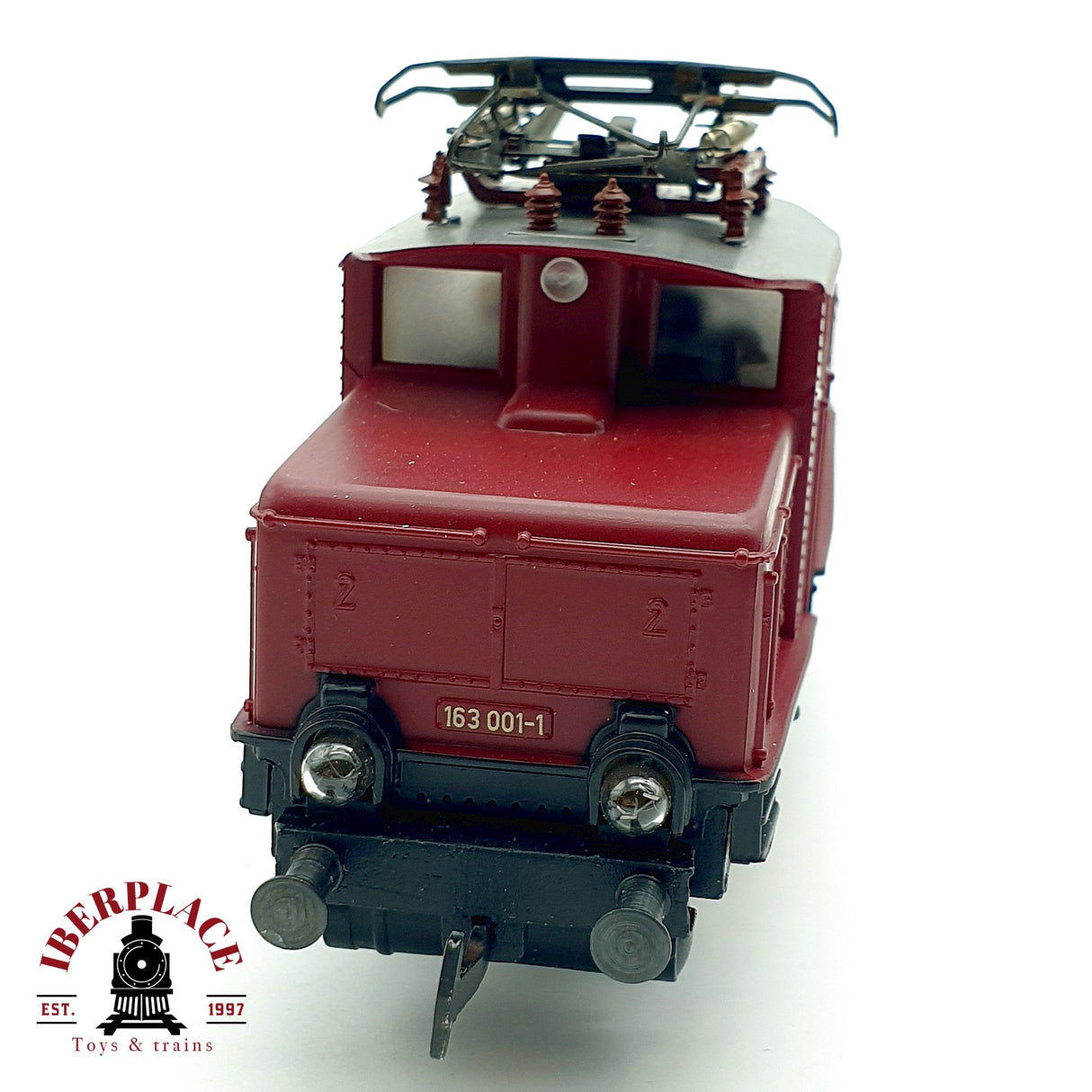♻️ AC Märklin 3001 Locomotora BR 163 001-1 DB Roja H0 escala 1:87 A28