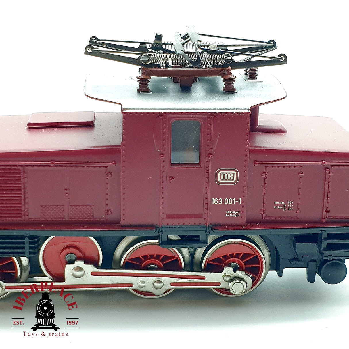 ♻️ AC Märklin 3001 Locomotora BR 163 001-1 DB Roja H0 escala 1:87 A28