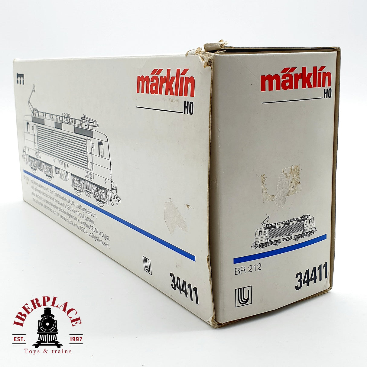 ♻️ AC Märklin 34411 Locomotora BR 212 001-2 DR H0 escala 1:87 A28