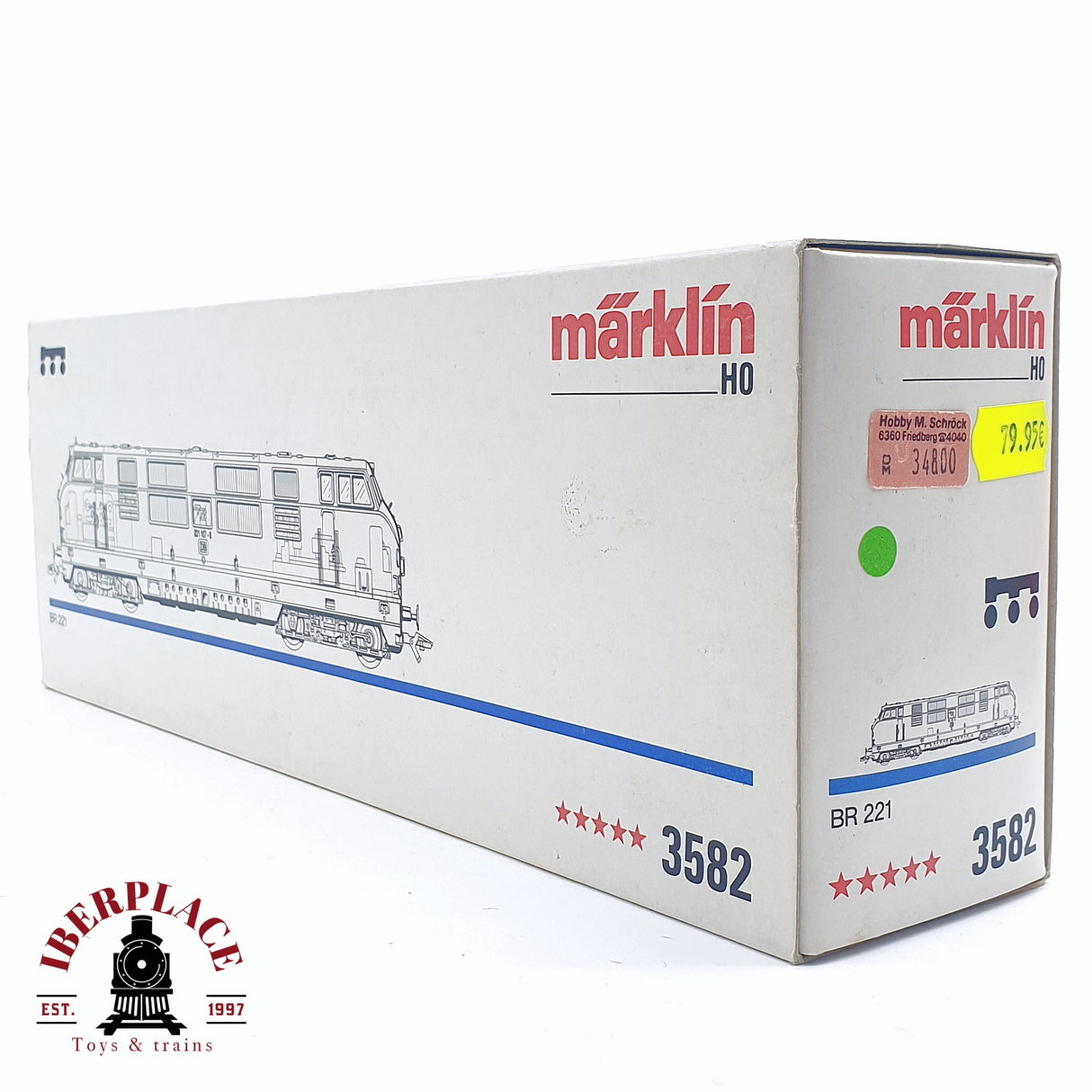 ♻️ 2da mano - Märklin 3582 Locomotora diesel DB 221 107-6 H0 escala 1:87