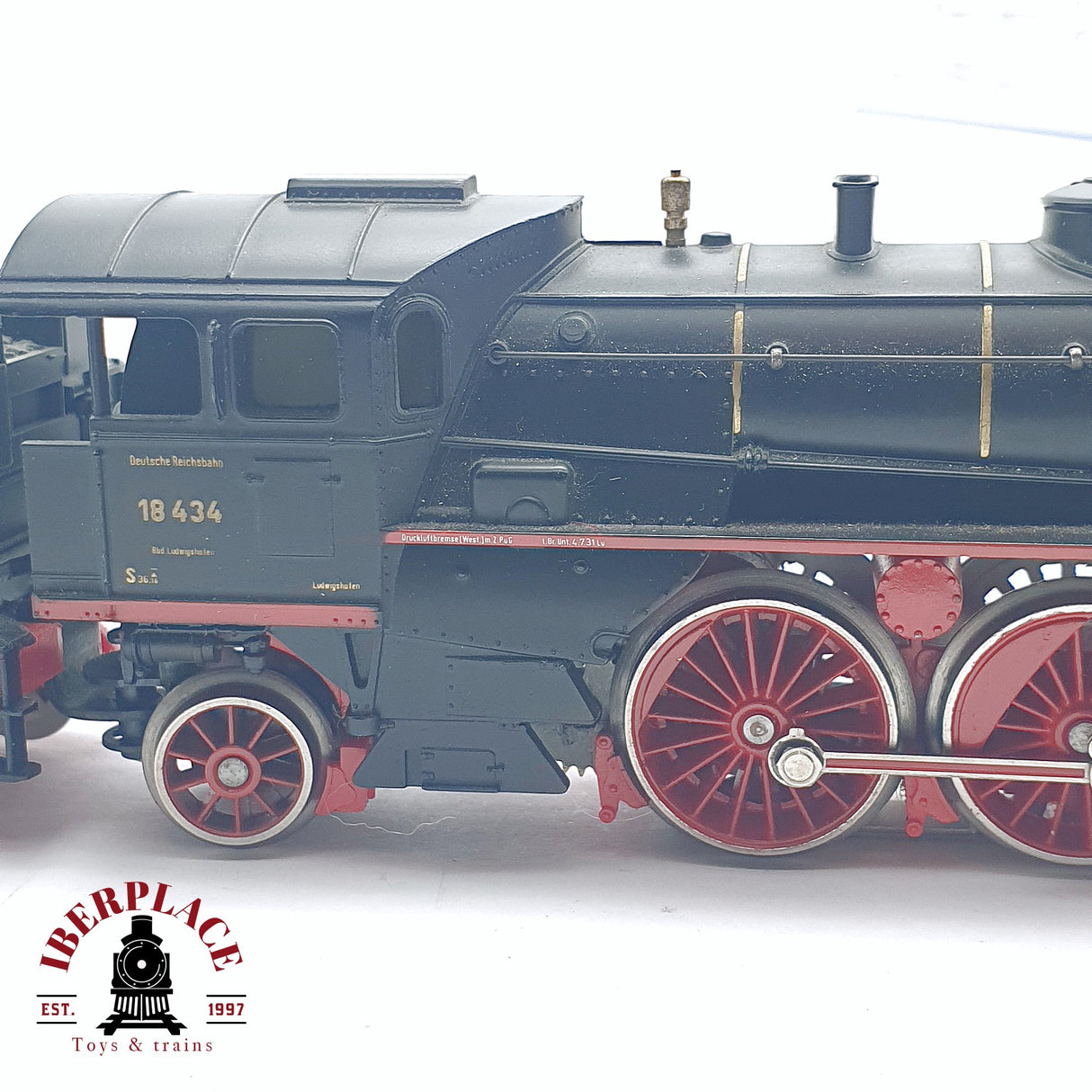 ♻️ 2da mano - Märklin 3518 Locomotora de vapor DR 18 434 Negra H0 escala 1:87