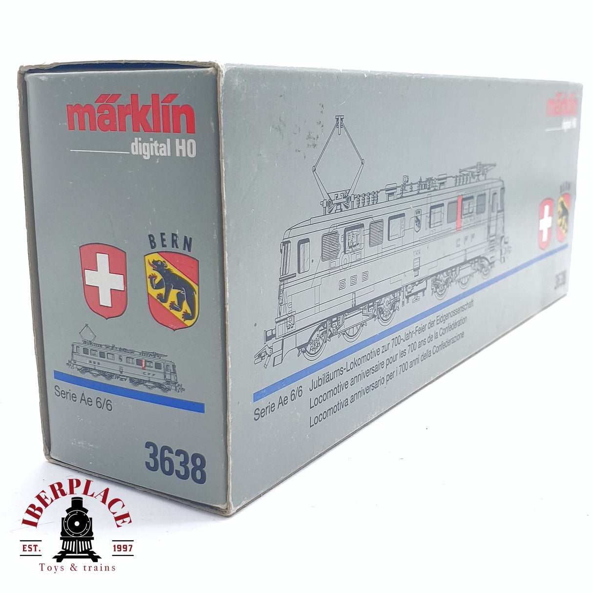 ♻️ 2da mano - Märklin 3638 Digital Locomotora eléctrica SBB CFF 11414 H0 escala 1:87