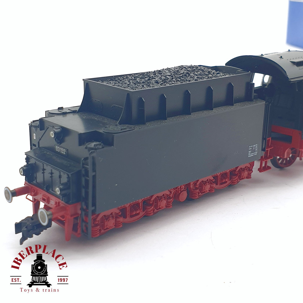♻️ 2da mano - DC Roco 43340 Locomotora de vapor DB BR 03 132 Negra H0 escala 1:87