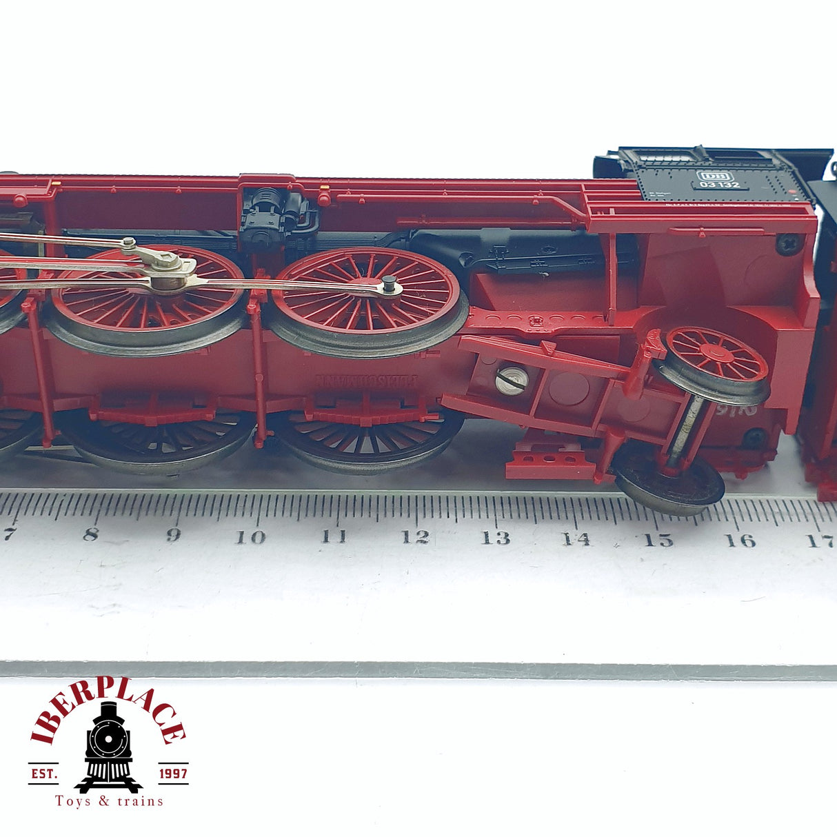 ♻️ 2da mano - DC Roco 43340 Locomotora de vapor DB BR 03 132 Negra H0 escala 1:87