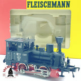 ♻️ 2da mano - DC Fleischmann 4000 Locomotora de vapor ANNA werk-lok Negra H0 escala 1:87